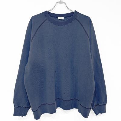 URU [ CREW NECK SWEAT ] NAVY
