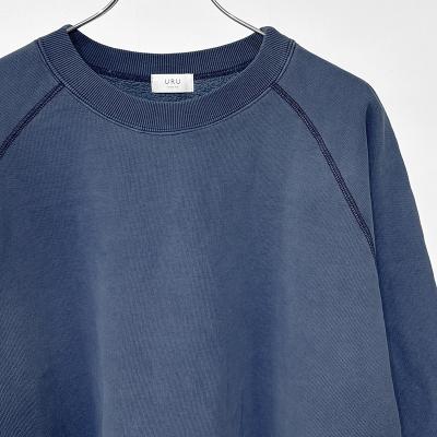 URU [ CREW NECK SWEAT ] NAVY