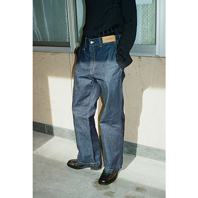 MATSUFUJI [ Boot Cut Denim Trousers ] INDIGO