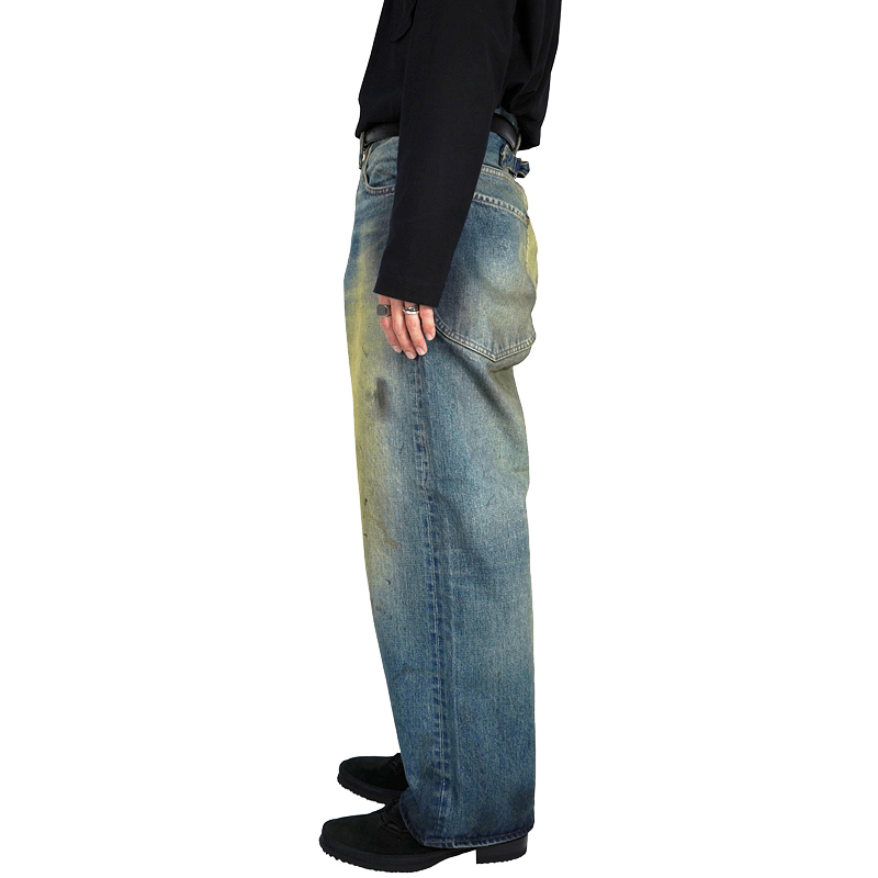 SUGARHILL OIL FADE DENIM PANTS-