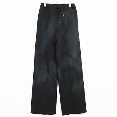 DAIRIKU [ "Water-repellent" Vintage Wash Wide Sweat Pants ] Mud Black