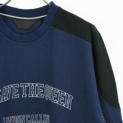 ESSAY [ NEW WAVE SWEAT (TS-1) ] NAVY×BLACK