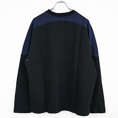 ESSAY [ NEW WAVE SWEAT (TS-1) ] BLACK×NAVY