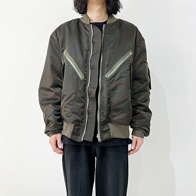 DAIRIKU [ "Terri" Tiedye Flight Jacket ] Khaki