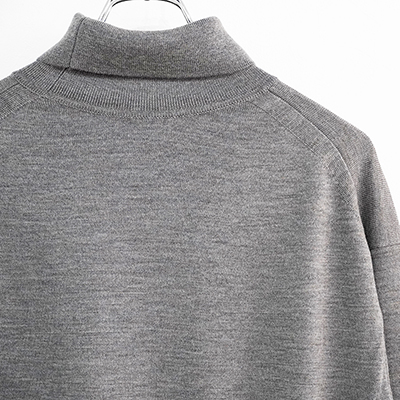 crepuscule [ Turtle Neck L/S ] GRAY