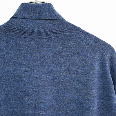 crepuscule [ Turtle Neck L/S ] BLUE