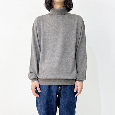 crepuscule [ Turtle Neck L/S ] GRAY