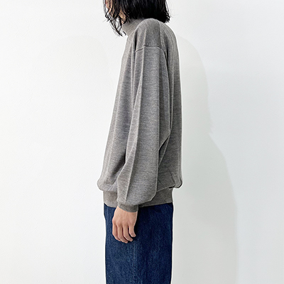 crepuscule [ Turtle Neck L/S ] GRAY