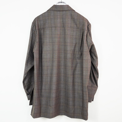 URU [ OPEN COLLAR SHIRTS ] BROWN