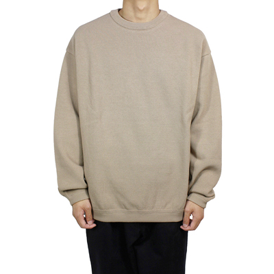 crepuscule [ Moss stitch crew slit ]