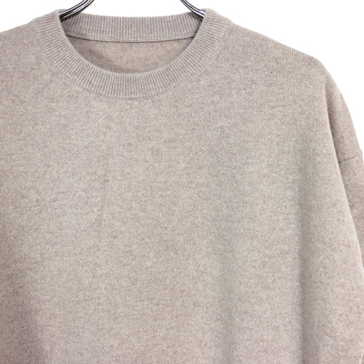 crepuscule [ Cashmere crew ] PINKBEIGE