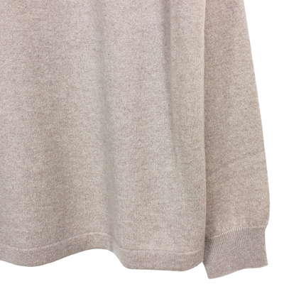 crepuscule [ Cashmere crew ] PINKBEIGE