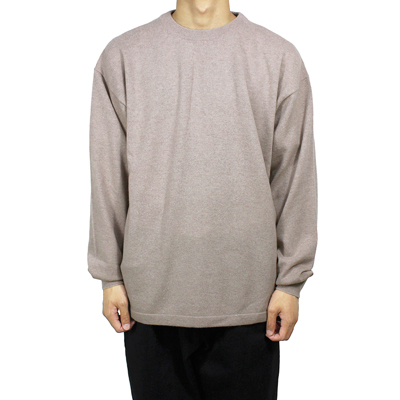 crepuscule [ Cashmere crew ] PINKBEIGE