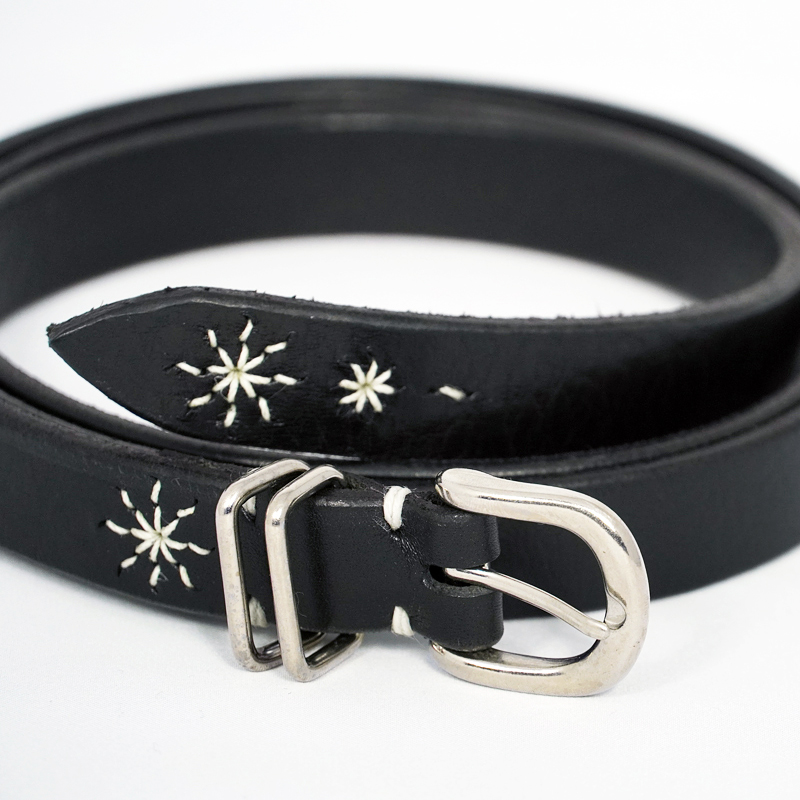 SUGARHILL [ LEATHER BELT ] BLACK&SILVER | ロイド・エフダブリュー