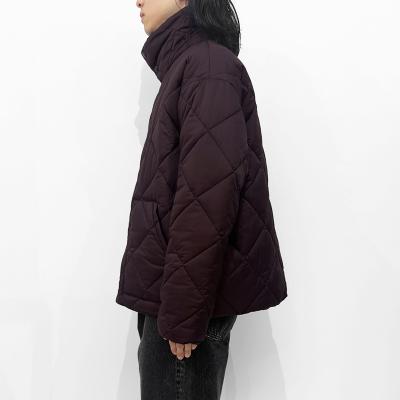 UNUSED [ US2513 (Padded quilted jacket) ] BURGUNDY