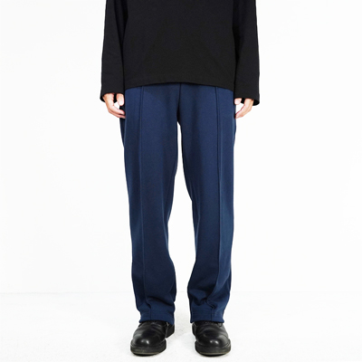 MATSUFUJI [ Slim Straight Sweat Pant ] D.BLUE