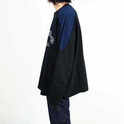 ESSAY [ NEW WAVE SWEAT (TS-1) ] BLACK×NAVY