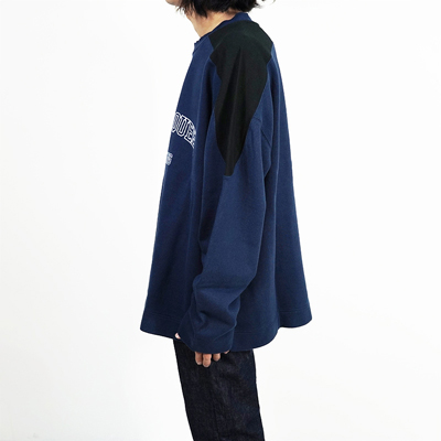 ESSAY [ NEW WAVE SWEAT (TS-1) ] NAVY×BLACK