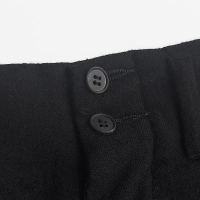 MATSUFUJI [ Milling Wool Wide Trousers ] BLACK