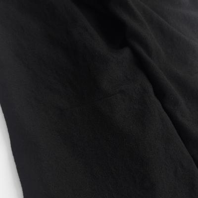 MATSUFUJI [ Milling Wool Wide Trousers ] BLACK