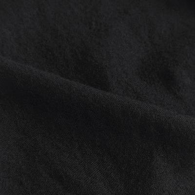 MATSUFUJI [ Milling Wool Wide Trousers ] BLACK