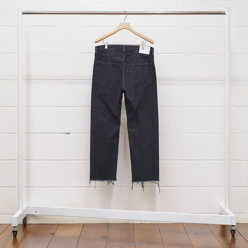 UNUSED [ UW0826 (13oz denim cut off pants) ] BLACK SHORT LENGTH