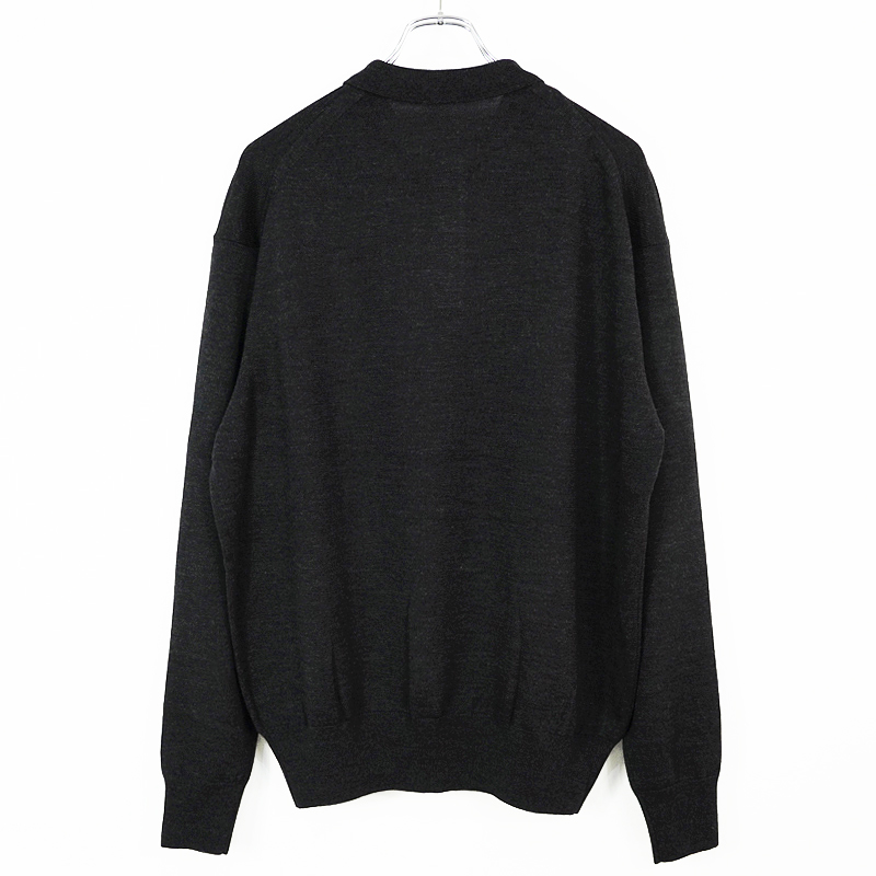 crepuscule [ Wool Polo L/S ] C.GRAY | ロイド・エフダブリュー (LLOYD FW)