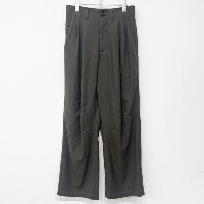 MATSUFUJI [ Milling Wool Wide Trousers ] TAUPE