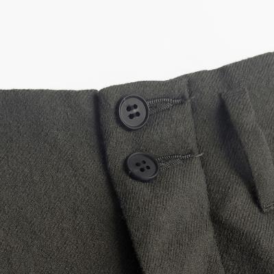 MATSUFUJI [ Milling Wool Wide Trousers ] TAUPE