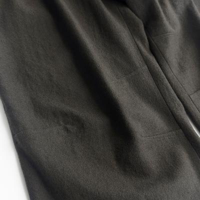 MATSUFUJI [ Milling Wool Wide Trousers ] TAUPE