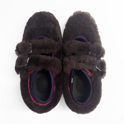 MATSUFUJI [ x SUICOKE Mouton Shoes ] BROWN