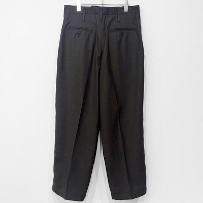 ESSAY [ WOOL WIDE STRAIGHT TROUSERS (P-1) ] BROWN
