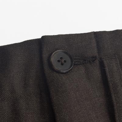 ESSAY [ WOOL WIDE STRAIGHT TROUSERS (P-1) ] BROWN