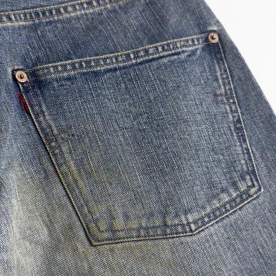 SUGARHILL [ FADED MODERN DENIM PANTS WIDE CUT ] FADED INDIGO