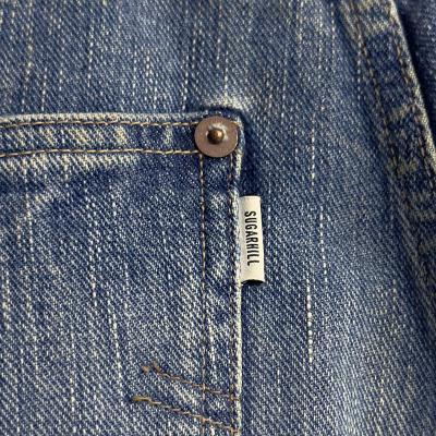 SUGARHILL [ FADED MODERN DENIM PANTS WIDE CUT ] FADED INDIGO
