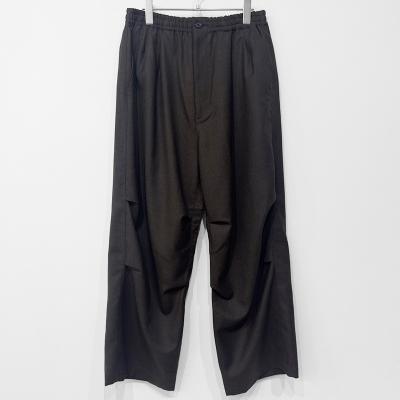 ESSAY [ WOOL WIDE TRACK TROUSERS (P-2) ] BROWN
