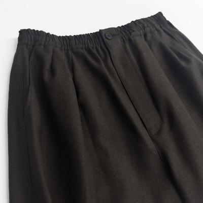 ESSAY [ WOOL WIDE TRACK TROUSERS (P-2) ] BROWN