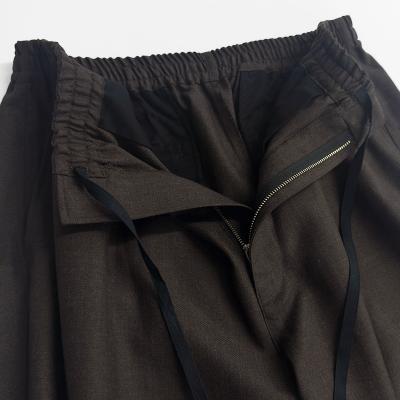 ESSAY [ WOOL WIDE TRACK TROUSERS (P-2) ] BROWN