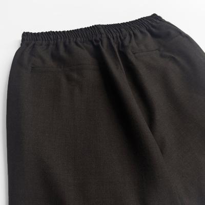 ESSAY [ WOOL WIDE TRACK TROUSERS (P-2) ] BROWN
