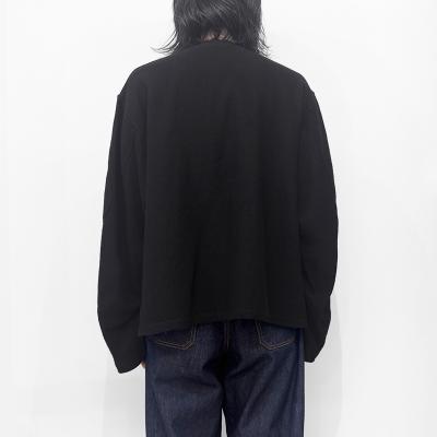 MATSUFUJI [ Milling Wool Pullover Jacket ] BLACK