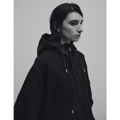 MATSUFUJI [ Milling Wool Pullover Jacket ] BLACK