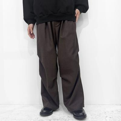 ESSAY [ WOOL WIDE TRACK TROUSERS (P-2) ] BROWN