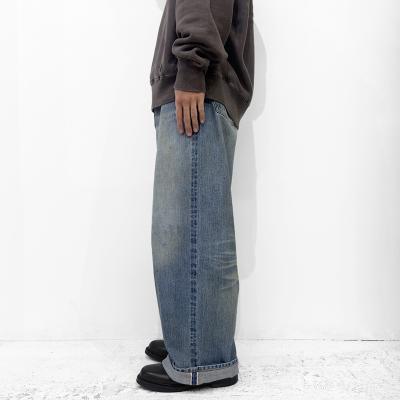 SUGARHILL [ FADED MODERN DENIM PANTS WIDE CUT ] FADED INDIGO