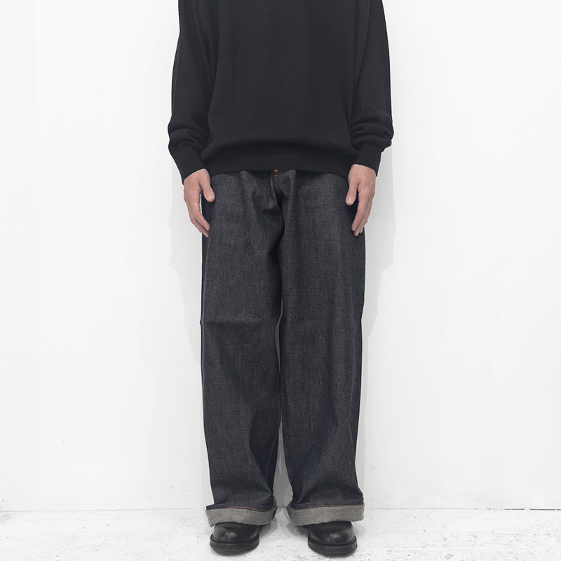 SUGARHILL [ MODERN DENIM PANTS WIDE CUT ] RIGID INDIGO