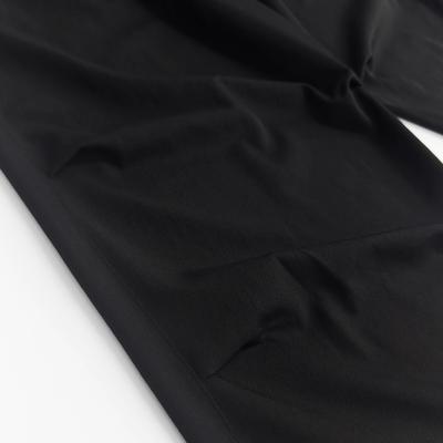 ESSAY [ WOOL GABARDINE WIDE TRACK TROUSERS (P-2) ] BLACK