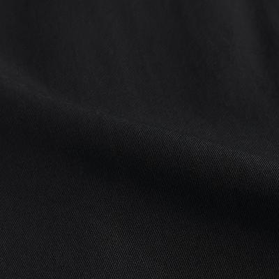 ESSAY [ WOOL GABARDINE WIDE TRACK TROUSERS (P-2) ] BLACK