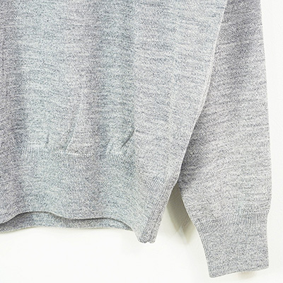 crepuscule [ Wool Polo L/S ] GRAY