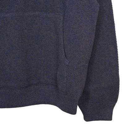 crepuscule [ Moss stitch hoodie ] NAVY