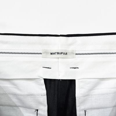MATSUFUJI [ Water-repellent Wool Wide Cargo Trousers ] BLACK