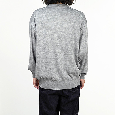 crepuscule [ Wool Polo L/S ] GRAY